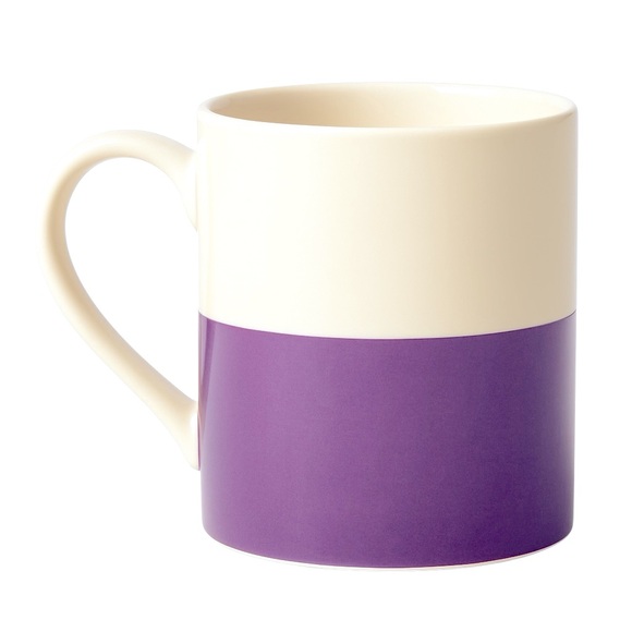 $3/15 Kate Spade New York “Sweet Talker” Chic Speak Lenox Purple White 10 Oz Mug - Picture 2 of 5